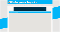 Desktop Screenshot of kartazagreba.info