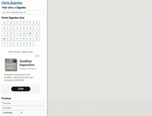 Tablet Screenshot of kartazagreba.net